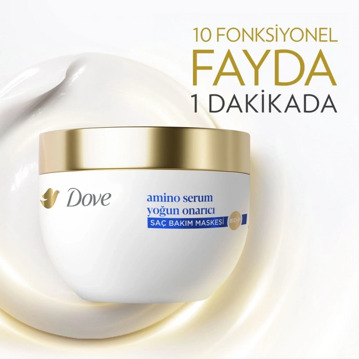 Dove Amino Serum Yoğun Onarıcı Saç Bakım Maskesi 265 ml