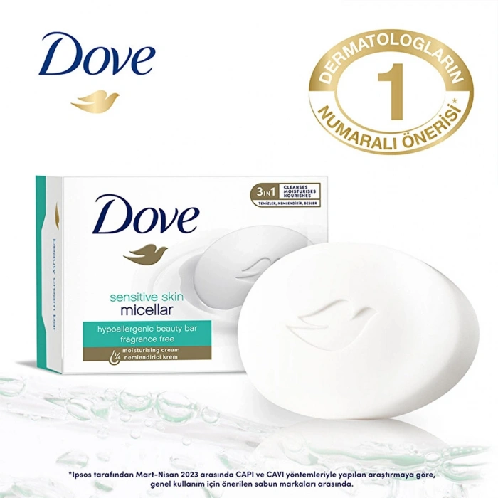 Dove Beauty Cream Bar Sensitive Skin Nemlendirici Krem Sabun 90 gr