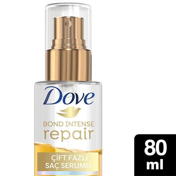 Dove Bond Intense Repair + Peptid Kompleksi Çift Fazlı Saç Bakım Serumu 80 ml
