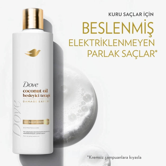 Dove Coconut Oil Besleyici Terapi Saç Bakım Kremi 350 ml
