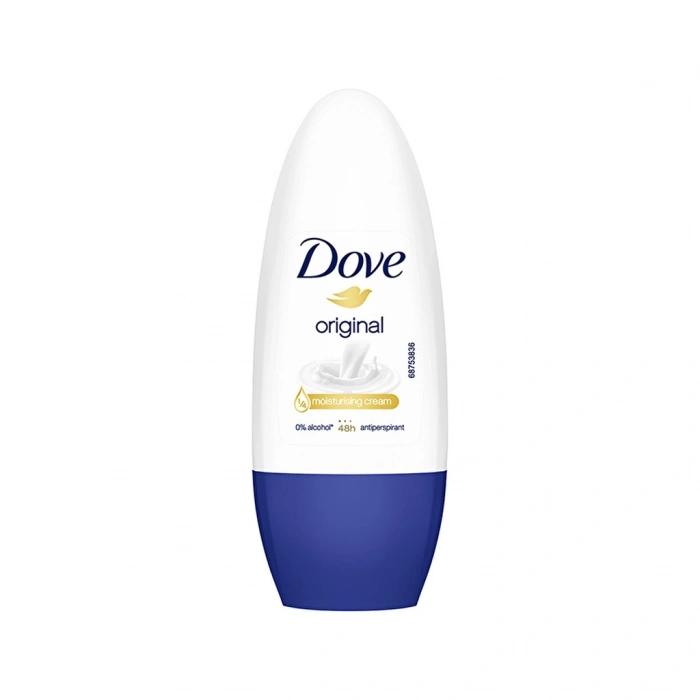 Dove Kadın Roll On Deodorant Original 1/4 Nemlendirici Krem Etkili 50 ml
