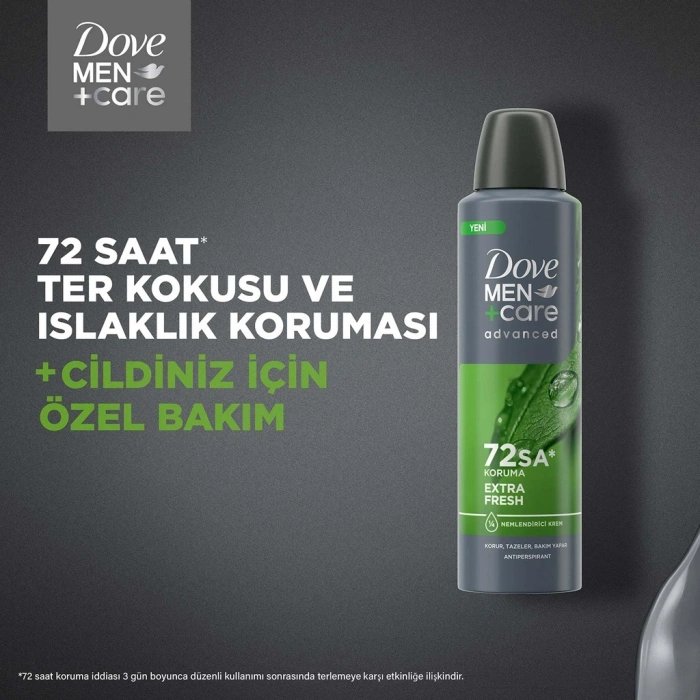 Dove Men +Care Advanced Extra Fresh Erkek Deodorant Sprey 150 ml