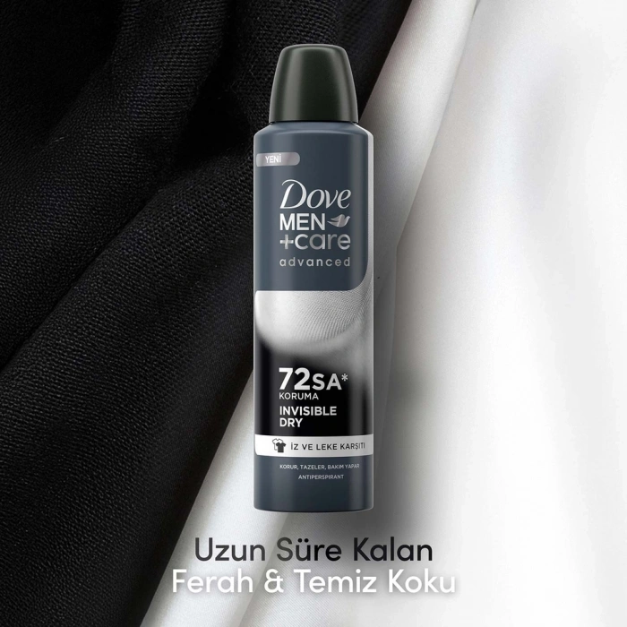 Dove Men +Care Advanced Invisible Dry Erkek Deodorant Sprey 150 ml