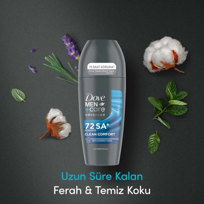 Dove Men +Care Clean Comfort Erkek Roll On Deodorant 50 ml