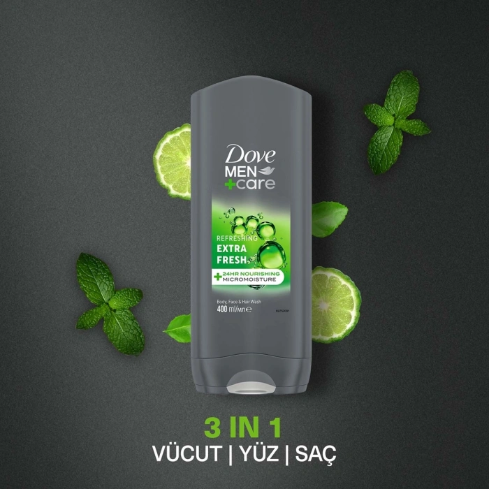 Dove Men +Care Extra Fresh Ferahlatıcı Duş Jeli 400 ml