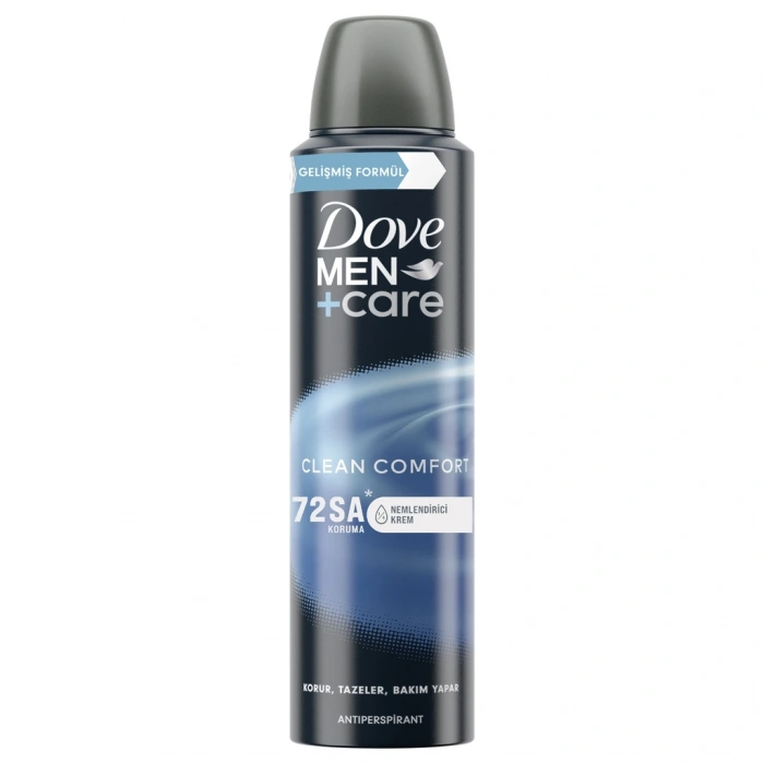 Dove Men Care Sprey Deodorant 1/4 Nemlendirici Krem Clean Comfort 150 ml