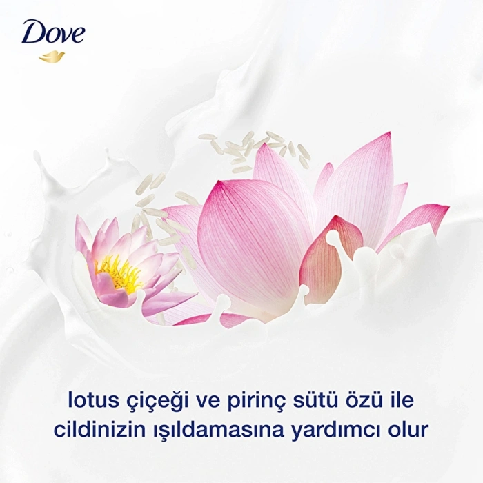 Dove Nemlendirici Sıvı Sabun Lotus Çiçeği ve Pirinç Sütü Özü 450 ml