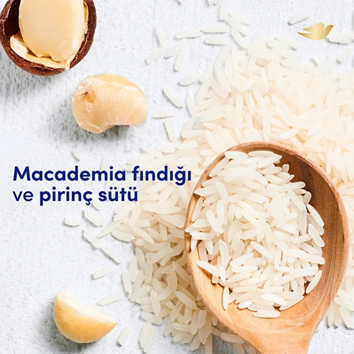 Dove Vücut Peelingi Macademia Fındığı & Pirinç Sütü 225 ml