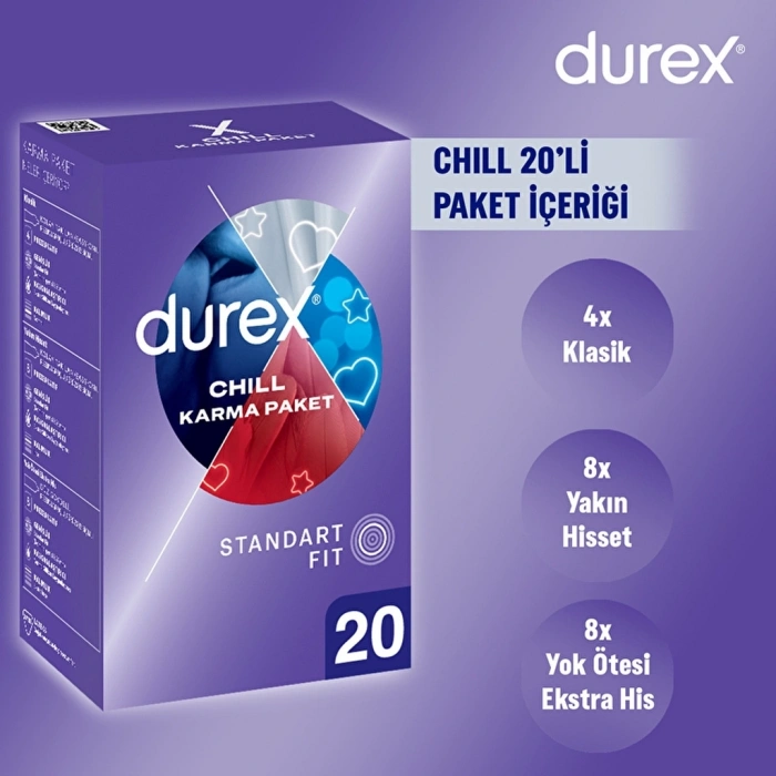 Durex Chill Prezervatif 20li