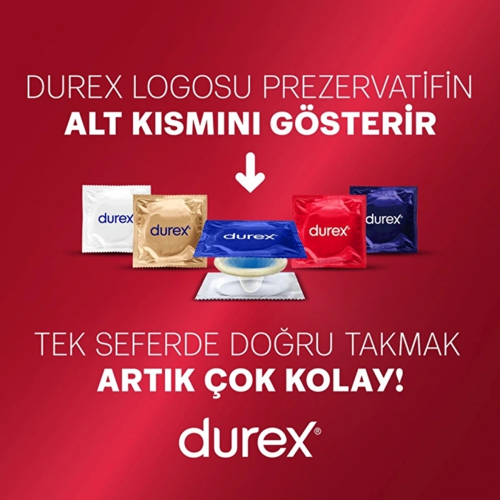 Durex Yakın Hisset İnce Prezervatif 16lı (Standart Fit)