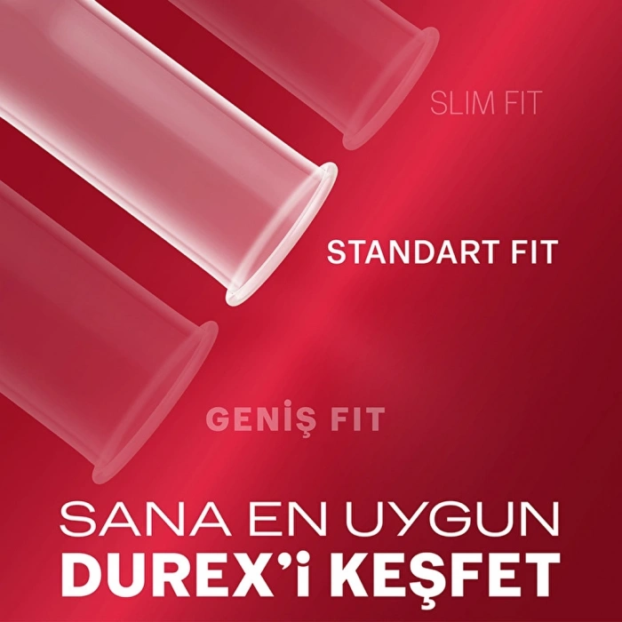 Durex Yakın Hisset İnce Prezervatif 16lı (Standart Fit)