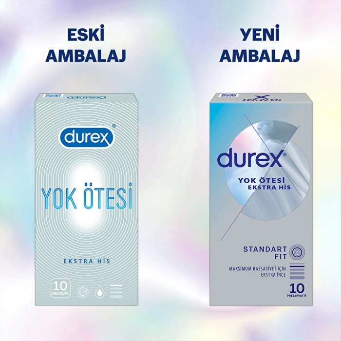 Durex Yok Ötesi Ekstra His Prezervatif 10lu