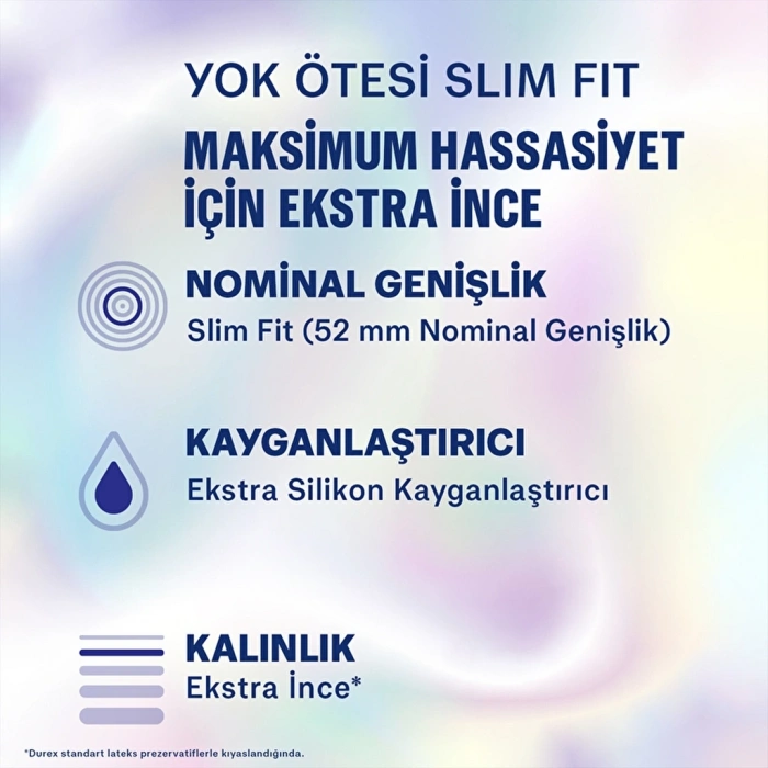 Durex Yok Ötesi Slim Fit Prezervatif 10lu