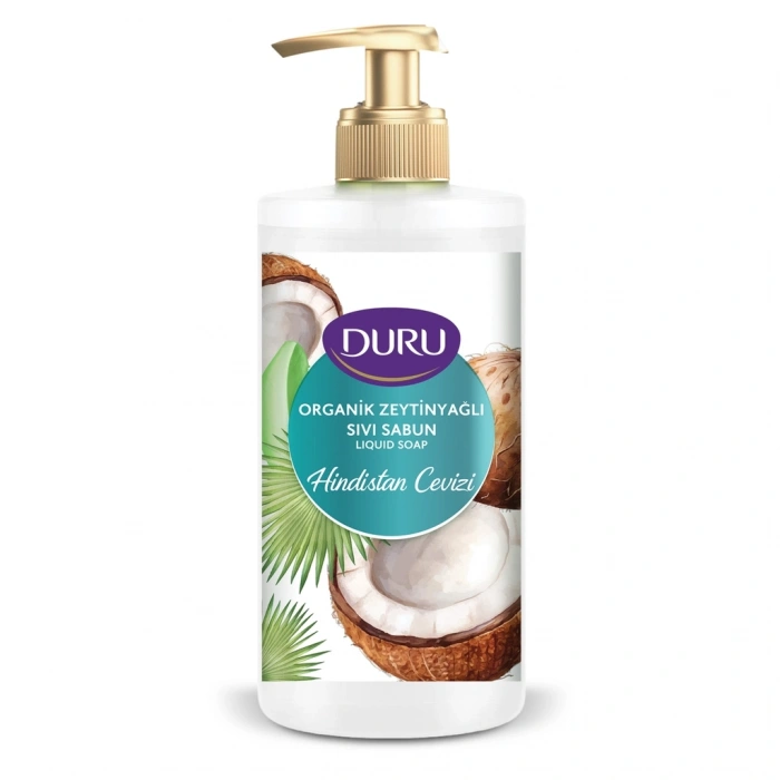 Duru Hindistan Cevizi Organik Zeytinyağlı Sıvı Sabun 500 ml
