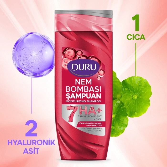 Duru Nem Bombası Dökülme Karşıtı Şampuan 400 ml