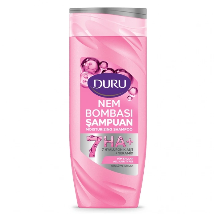 Duru Nem Bombası Güçlü & Parlak Şampuan 400 ml