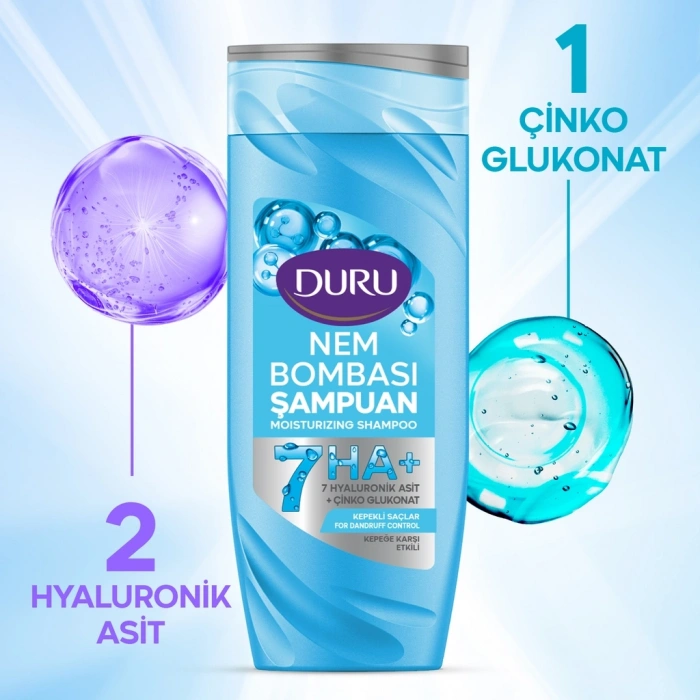 Duru Nem Bombası Kepeğe Karşı Şampuan 400 ml