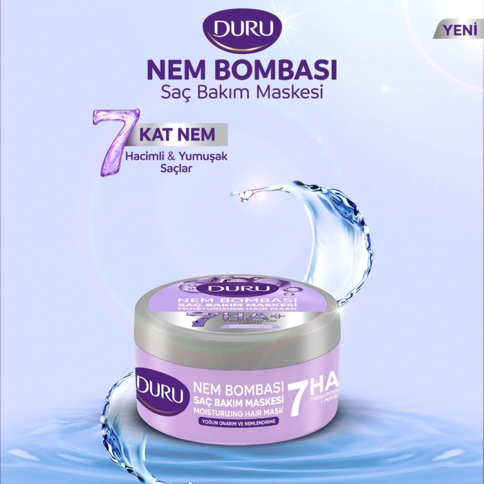 Duru Nem Bombası Yoğun Onarım Saç Bakım Maskesi 200 ml