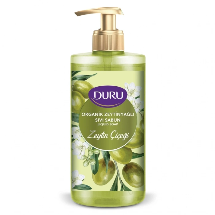 Duru Zeytin Çiçeği Organik Zeytinyağlı Sıvı Sabun 500 ml