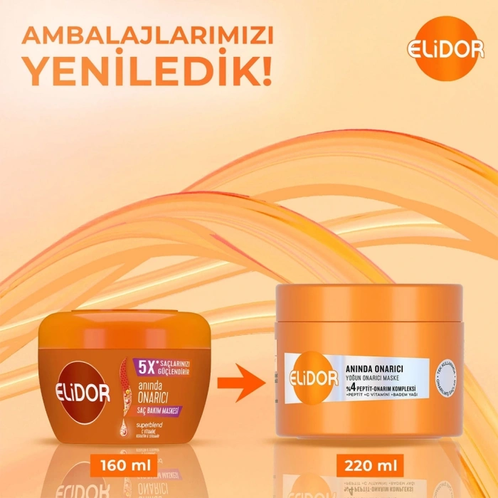 Elidor Anında Onarıcı Saç Maskesi 220 ml