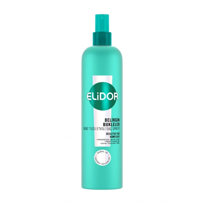 Elidor Belirgin Bukleler Deniz Tuzu Etkili Saç Spreyi 190 ml