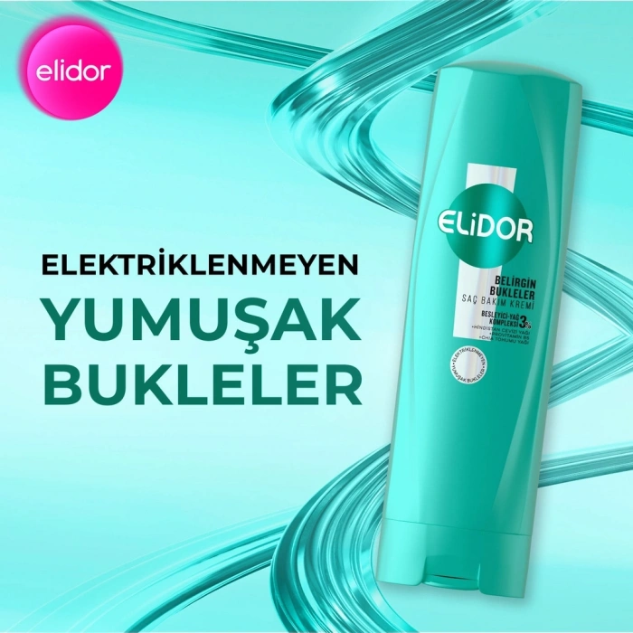 Elidor Belirgin Bukleler Saç Bakım Kremi 350 ml