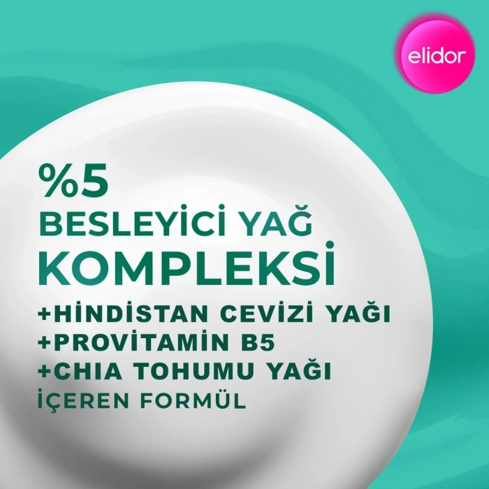 Elidor Belirgin Bukleler Şekillendirici Saç Bakım Kremi Dalgalı ve Kıvırcık Saçlar 240 ml