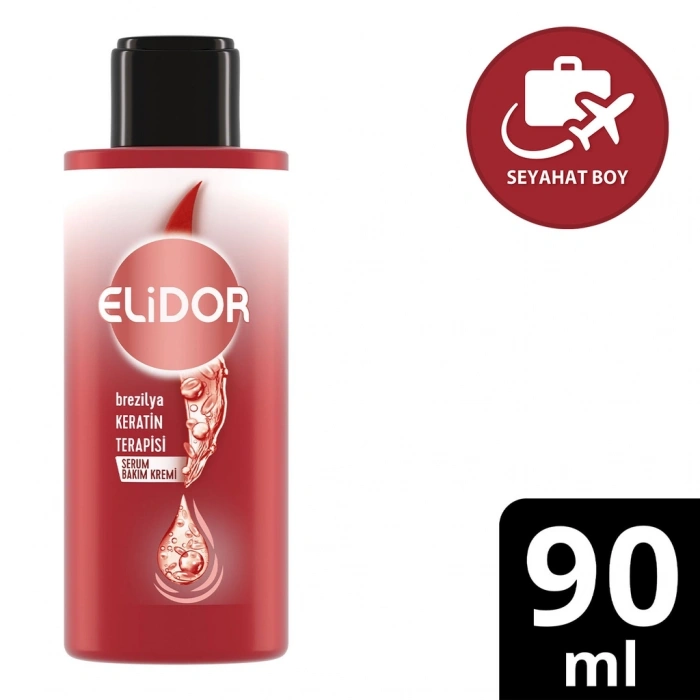 Elidor Brezilya Keratin Terapisi Seyahat Boy Serum Bakım Kremi 90 ml
