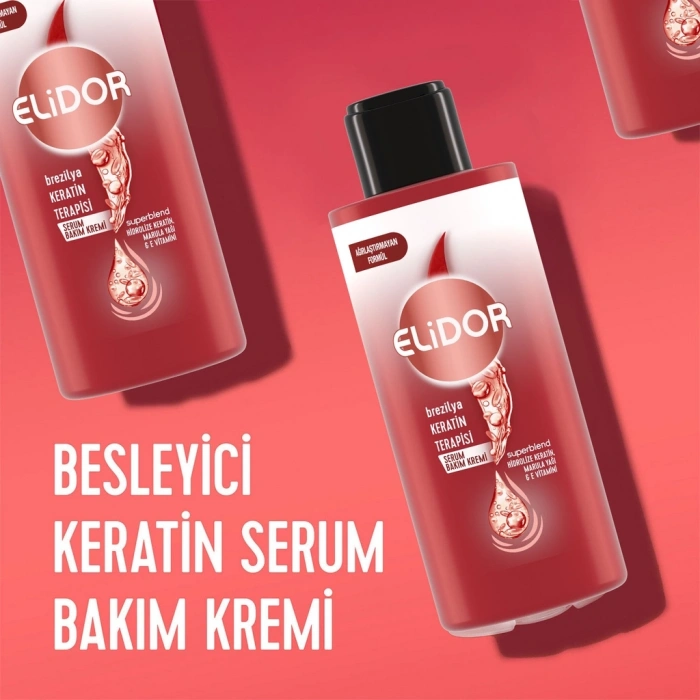 Elidor Brezilya Keratin Terapisi Seyahat Boy Serum Bakım Kremi 90 ml
