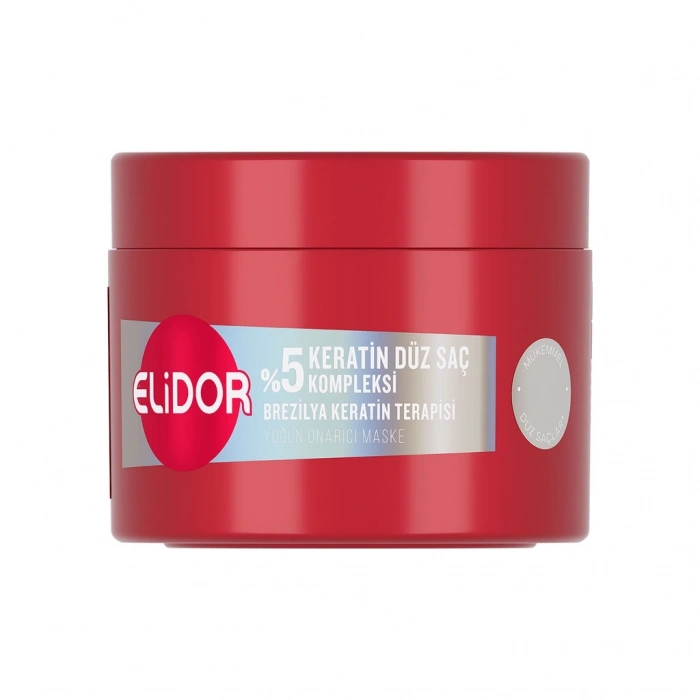 Elidor Brezilya Keratin Terapisi Yoğun Onarıcı Saç Bakım Maskesi 220 ml