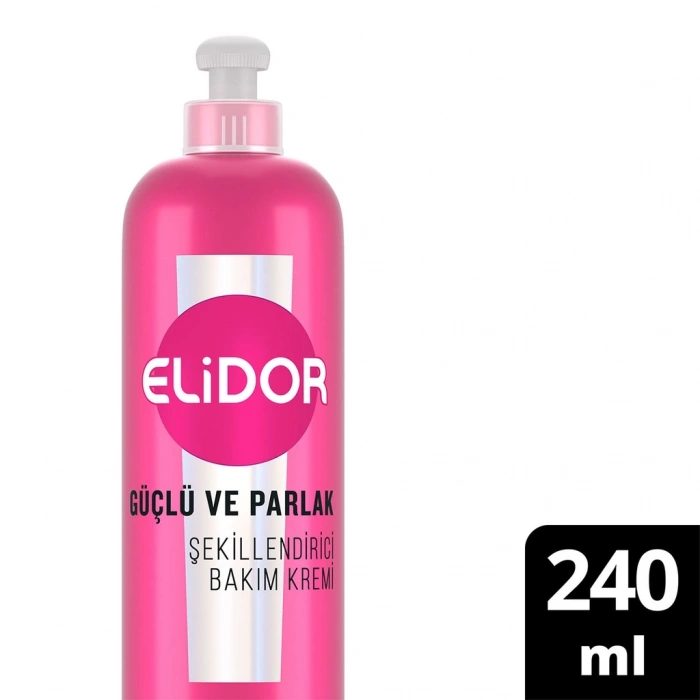 Elidor Güçlü ve Parlak Kuru ve Mat Saçlar İçin Şekillendirici Saç Bakım Kremi 240 ml