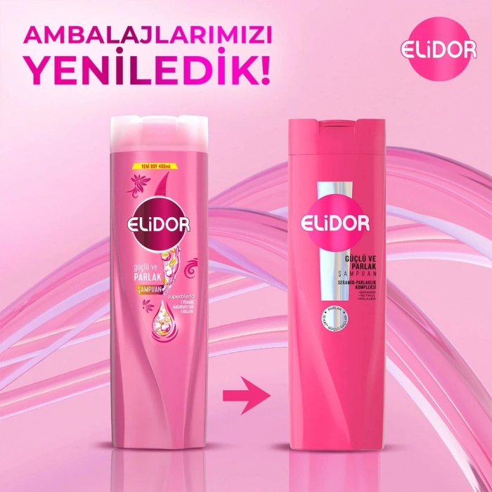 Elidor Güçlü ve Parlak Saç Bakım Şampuanı 400 ml