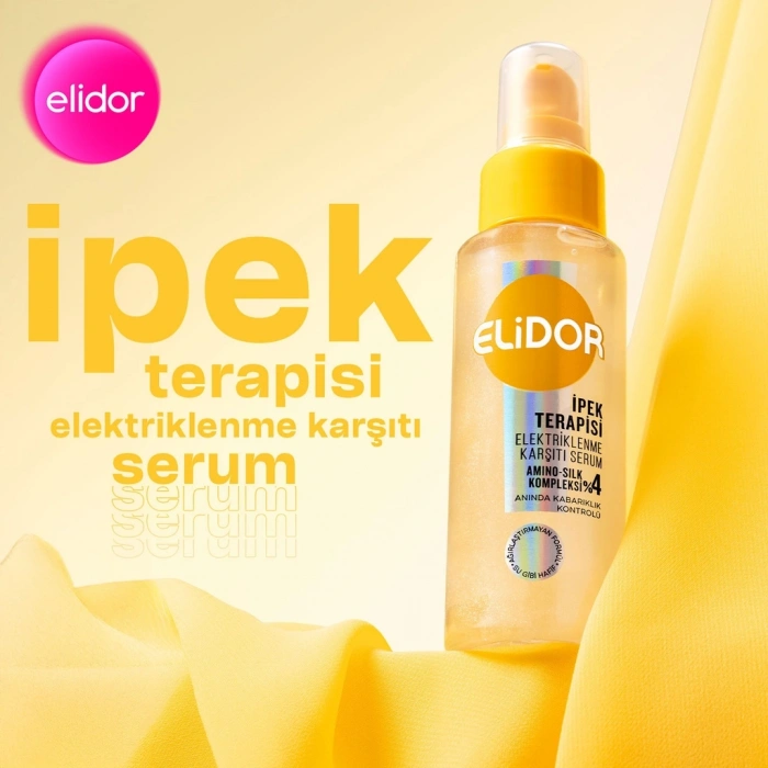 Elidor İpek Terapisi Elektriklenme Karşıtı Saç Bakım Serumu 80 ml