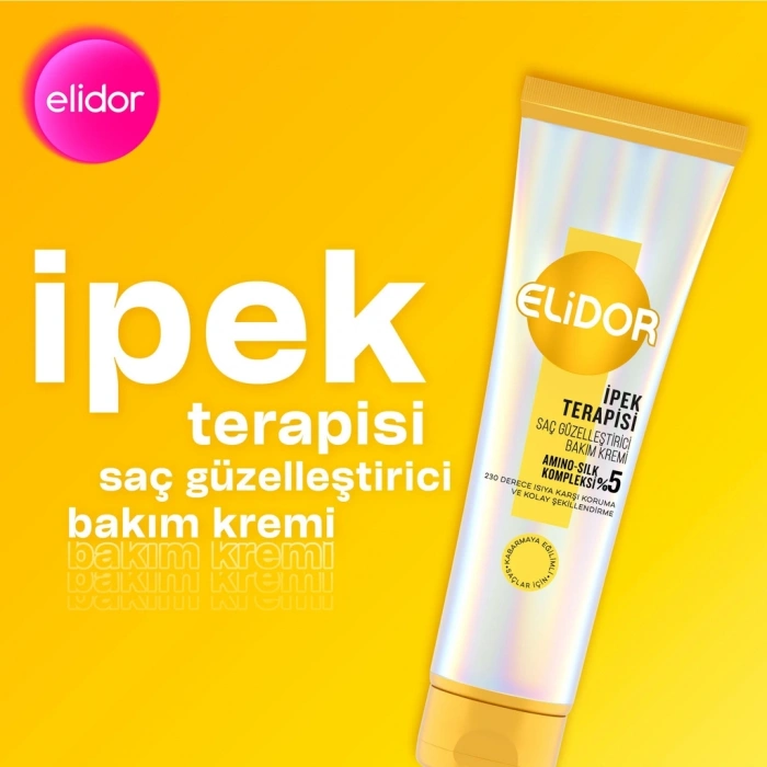 Elidor İpek Terapisi Saç Güzelleştirici Bakım Kremi 130 ml