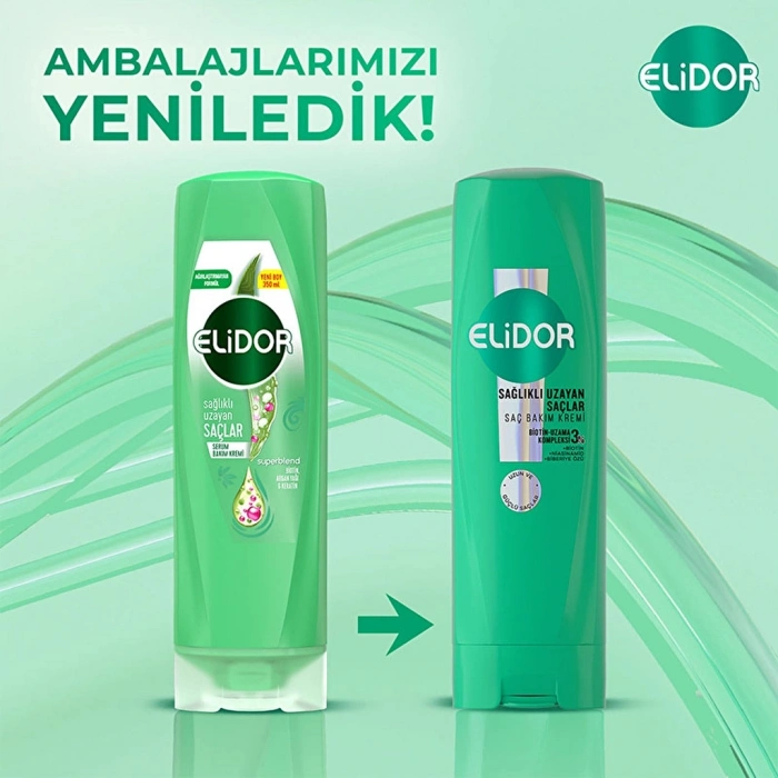 Elidor Saç Bakım Kremi Sağlıklı Uzayan Saçlar 350 ml