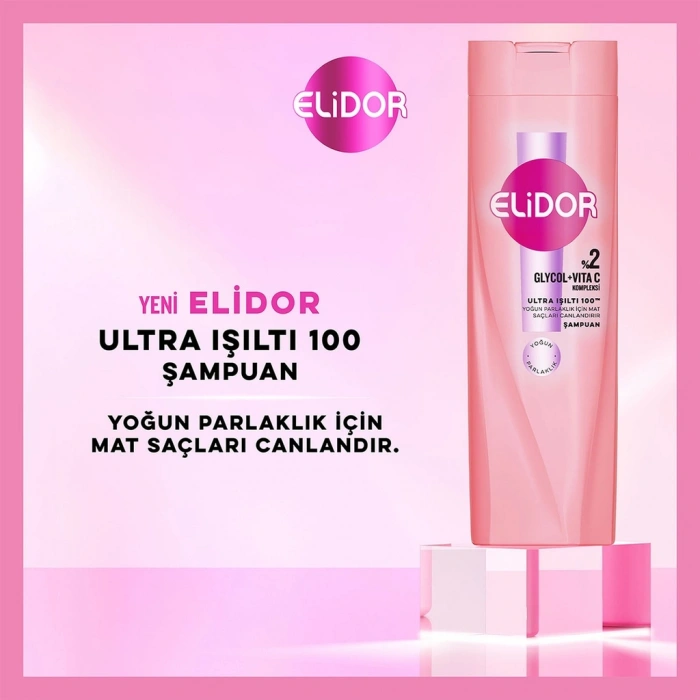 Elidor Ultra Işıltı Saç Bakım Seti (Şampuan 200 ml + Kurtarıcı Sprey 200 ml + Işıltı Serumu 90 ml)