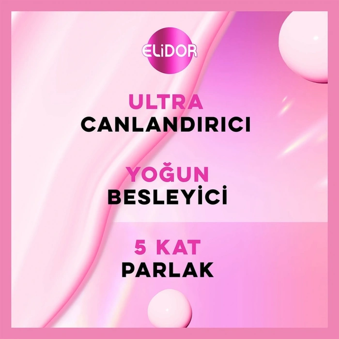 Elidor Ultra Işıltı Saç Bakım Seti (Şampuan 200 ml + Kurtarıcı Sprey 200 ml + Işıltı Serumu 90 ml)