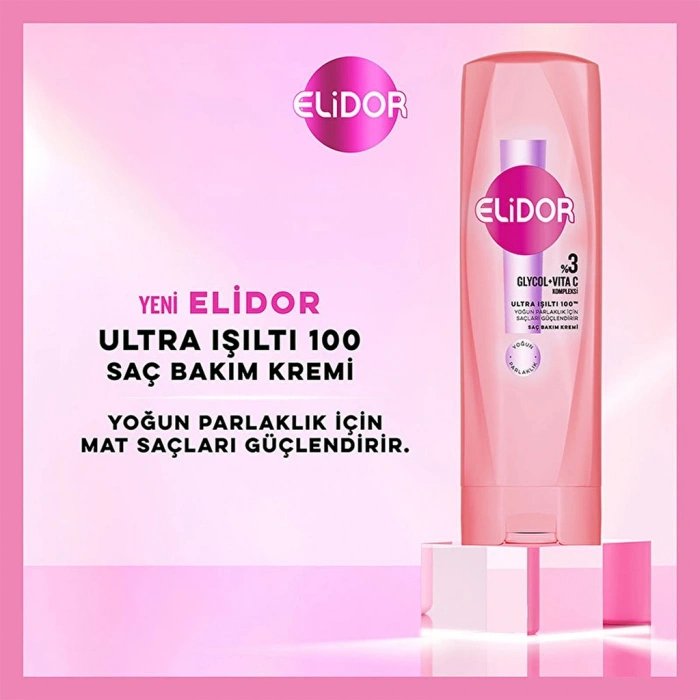 Elidor Ultra Işıltı Yoğun Parlaklık Saç Bakım Kremi 350 ml