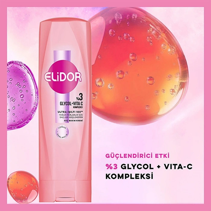 Elidor Ultra Işıltı Yoğun Parlaklık Saç Bakım Kremi 350 ml