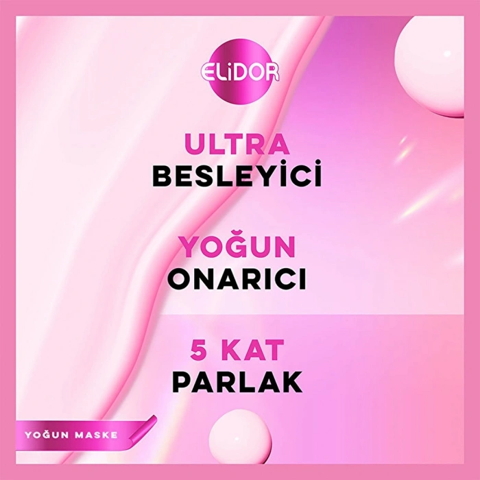 Elidor Ultra Işıltı Yoğun Parlaklık Yoğun Onarıcı Maske 220 ml