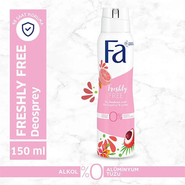 Fa Grapefruit & Lychee Kadın Deo Sprey 150 ml