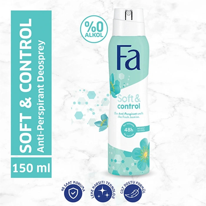 Fa Soft & Control Kadın Deo Sprey 150 ml