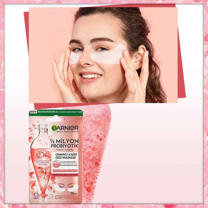 Garnier 1/2 Milyon Probiyotik Türevi İçeren Onarıcı Kağıt Göz Maskesi