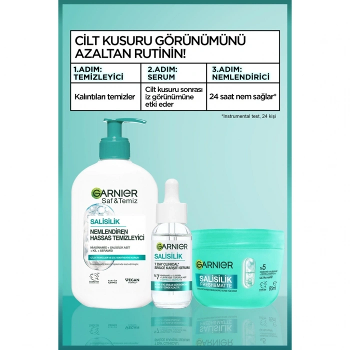 Garnier 7 Day Clinical Salisilik Akne Karşıtı Yüz Serumu 30 ml