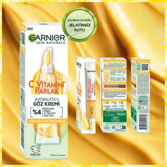 Garnier C Vitamini Parlak Aydınlatıcı Göz Kremi 15 ml