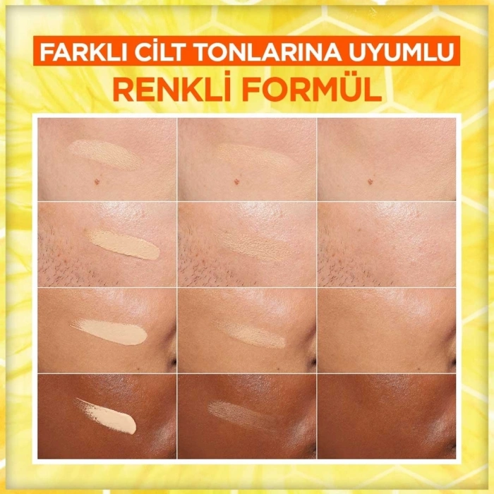 Garnier C Vitamini Parlak Günlük Güneş Koruyucu Fluid SPF50 Işıltılı Doku 40 ml