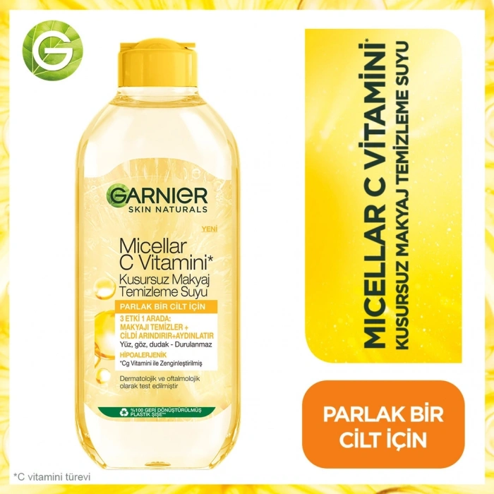 Garnier Micellar C Vitamini Kusursuz Makyaj Temizleme Suyu 400 ml