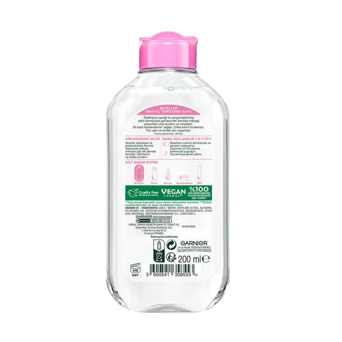 Garnier Micellar Kusursuz Makyaj Temizleme Suyu 200 ml