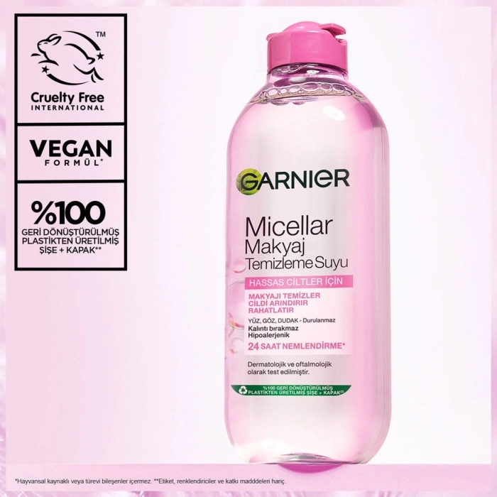 Garnier Micellar Kusursuz Makyaj Temizleme Suyu 400 ml