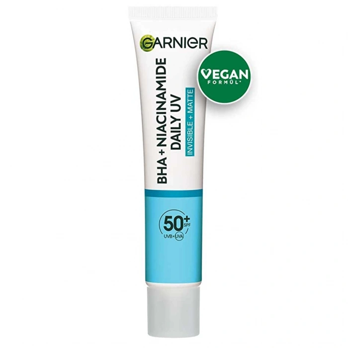 Garnier Saf ve Temiz BHA Niacinamide Günlük Güneş Koruyucu Fluid SPF50 40 ml